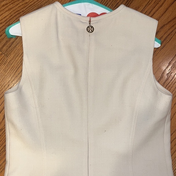 Tory Burch Woman’s Cream Dress Size 8 - Picture 5 of 6